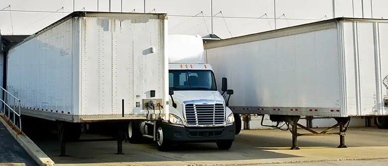 Awad Logistics fleet at the loading dock